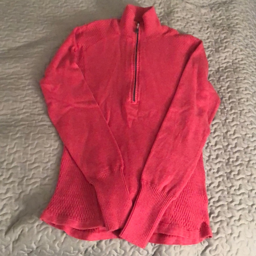 🌷Eddie Bauer Half Zip Pullover Sweater - Pink